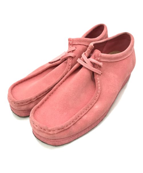 CLARKS ORIGINALS（クラークス オリジナルズ）CLARKS ORIGINALS (クラークス オリジナルズ) ワラビー ピンク サイズ:27cmの古着・服飾アイテム