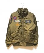 AVIREXアヴィレックス）の古着「CUSTOM CWU TOP GUN」｜カーキ