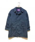 THE NORTHFACE PURPLELABEL×BEAMSザ・ノースフェイス パープルレーベル×ビームス）の古着「別注 プリマロフト ステンカラーコート」｜インディゴ