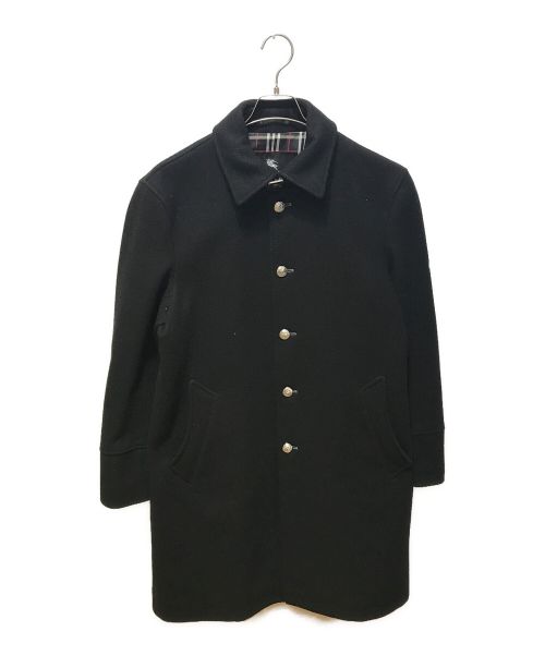 BURBERRY BLACK LABEL（バーバリーブラックレーベル）BURBERRY BLACK LABEL (バーバリーブラックレーベル) マリンコート ブラック サイズ:Lの古着・服飾アイテム