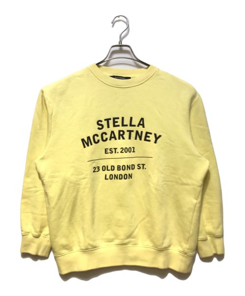 STELLA McCARTNEY（ステラマッカートニー）STELLA McCARTNEY (ステラマッカートニー) ロゴプリントスウェット イエロー サイズ:Mの古着・服飾アイテム