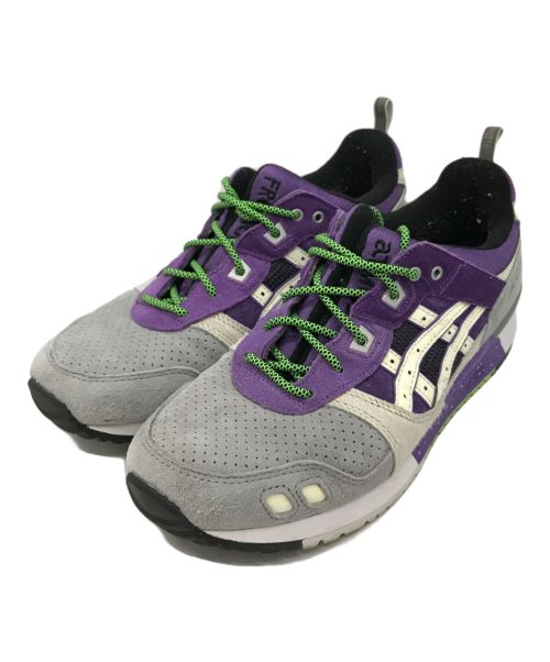 asics（アシックス）asics (アシックス) ATMOS (アトモス) Sneaker Freaker (スニーカフリーカー) スニーカー パープル×グレー サイズ:27cmの古着・服飾アイテム