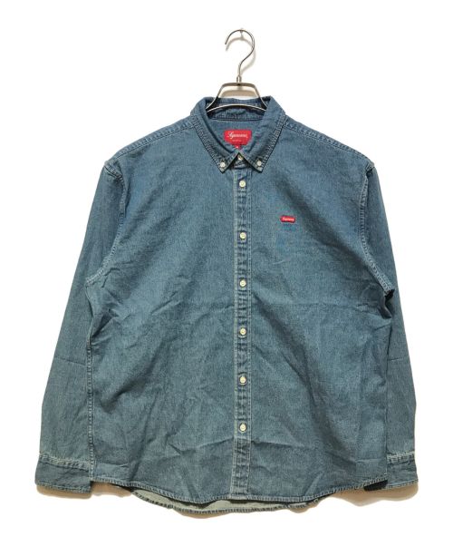 SUPREME（シュプリーム）SUPREME (シュプリーム) スモールボックス デニムシャツ インディゴ サイズ:Mの古着・服飾アイテム