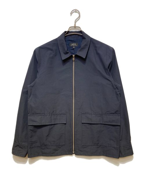 A.P.C.（アーペーセー）A.P.C. (アーペーセー) ジップアップジャケット ネイビー サイズ:Sの古着・服飾アイテム