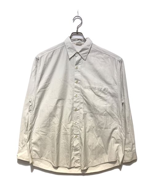 AURALEE（オーラリー）AURALEE (オーラリー) WASHED FINX TWILL BIG SHIRTS ホワイト サイズ:4の古着・服飾アイテム