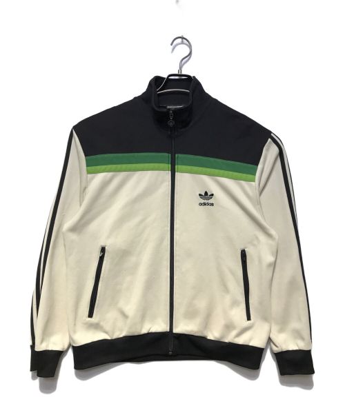 adidas（アディダス）adidas (アディダス) ［古着］トラックジャケット ブラック×アイボリー サイズ:Mの古着・服飾アイテム