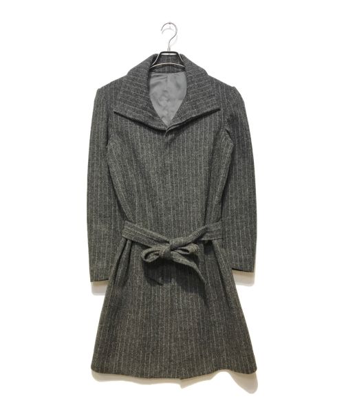 ATTACHMENT（アタッチメント）ATTACHMENT (アタッチメント) Harris Tweed (ハリスツイード) ツイードコート グレー サイズ:3の古着・服飾アイテム