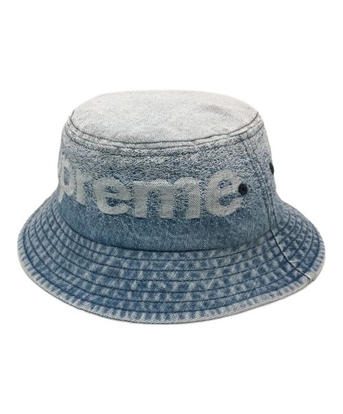 SUPREME（シュプリーム）SUPREME (シュプリーム) デニムロゴハット インディゴ サイズ:下記参照 未使用品の古着・服飾アイテム