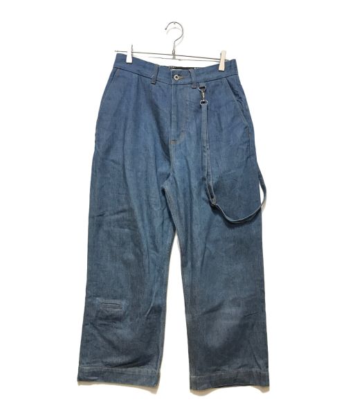 kooi（コーイ）kooi (コーイ) JOINT SAKOSH DENIM PANTS インディゴ サイズ:1の古着・服飾アイテム