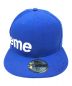 中古・古着 New Era (ニューエラ) SUPREME (シュプリーム) キャップ ブルー サイズ:7 1/2（56.8cm）：6000円