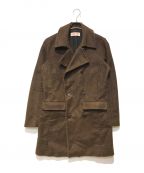 FRANK LEDERフランクリーダー）の古着「DEUTSCHLEDER P COAT」｜ブラウン