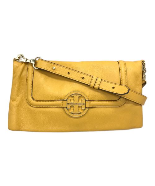 TORY BURCH（トリーバーチ）TORY BURCH (トリーバーチ) レザーショルダーバッグ イエロー サイズ:下記参照の古着・服飾アイテム