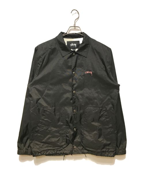 stussy（ステューシー）stussy (ステューシー) コーチジャケット ブラック サイズ:Mの古着・服飾アイテム