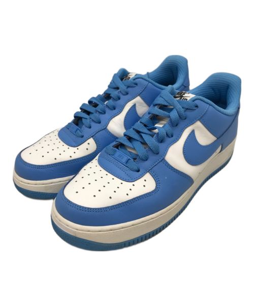 NIKE（ナイキ）NIKE (ナイキ) AIR FORCE 1 LOW BY YOU ローカットスニーカー ホワイト×ブルー サイズ:28cmの古着・服飾アイテム