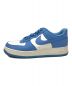 NIKE (ナイキ) AIR FORCE 1 LOW BY YOU ローカットスニーカー ホワイト×ブルー サイズ:28cm：7000円