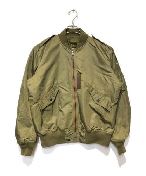 BRONSON（ブロンソン）BRONSON (ブロンソン) ［古着］L-２ MA-1ジャケット グリーン サイズ:42の古着・服飾アイテム