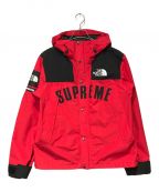 SUPREME×THE NORTH FACEシュプリーム×ザ ノース フェイス）の古着「アーチロゴマウンテンジャケット」｜レッド×ブラック