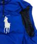 中古・古着 POLO RALPH LAUREN (ポロ・ラルフローレン) ダウンベスト ブルー サイズ:Ｌ：10000円