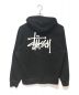 stussy (ステューシー) ロゴジップパーカー ブラック サイズ:Ｌ：8000円