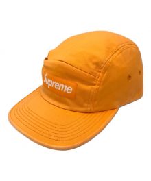 SUPREME（シュプリーム）の古着「ロゴ6パネルキャップ」｜オレンジ