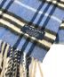 BURBERRY (バーバリー) カシミヤマフラー ブルー サイズ:下記参照：5000円