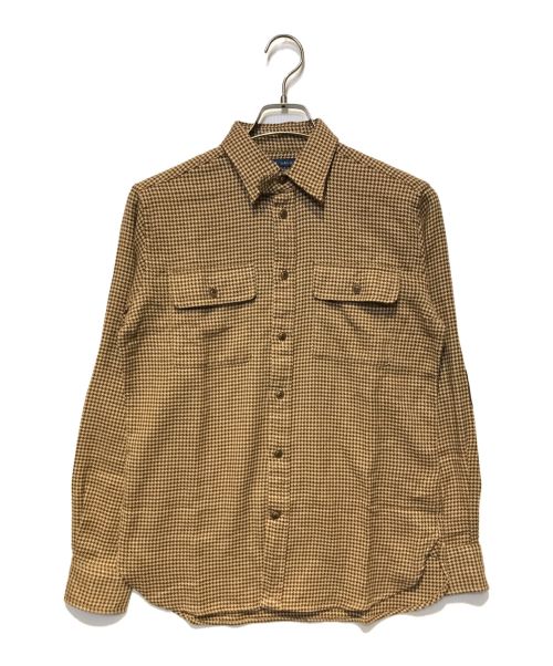 RALPH LAUREN（ラルフローレン）RALPH LAUREN (ラルフローレン) エルボーパッチシャツ ベージュ サイズ:46（M相当） 未使用品の古着・服飾アイテム