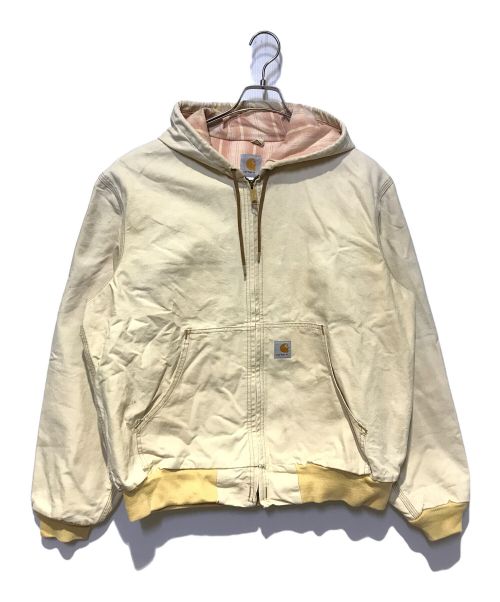 CarHartt（カーハート）CarHartt (カーハート) ダック地フーデッドジャケット ベージュ サイズ:下記参照の古着・服飾アイテム