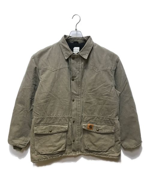 CarHartt（カーハート）CarHartt (カーハート) ［古着］ハンティングジャケット ベージュ サイズ:LARGEの古着・服飾アイテム