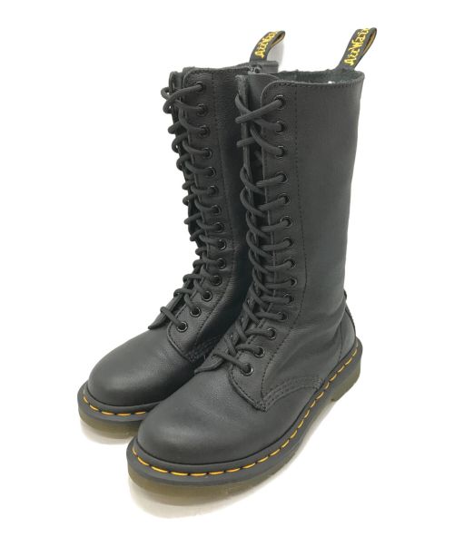 Dr.Martens（ドクターマーチン）Dr.Martens (ドクターマーチン) 14ホールブーツ ブラック サイズ:UK3（22cm相当）の古着・服飾アイテム