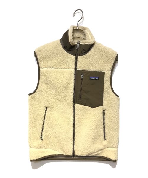 Patagonia（パタゴニア）Patagonia (パタゴニア) クラシックレトロXベスト アイボリー サイズ:Sの古着・服飾アイテム