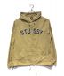 stussy（ステューシー）の古着「アーチロゴ フーデッドジャケット」｜ベージュ