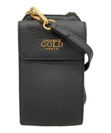 COCOCELUX GOLD（ココセリュックスゴールド）の古着「ミニショルダーバッグ」｜ブラック