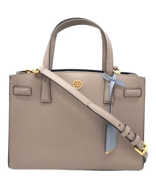 TORY BURCH（トリーバーチ）TORY BURCH (トリーバーチ) ウォーカー スモール サッチェル グレー サイズ:下記参照 未使用品の古着・服飾アイテム