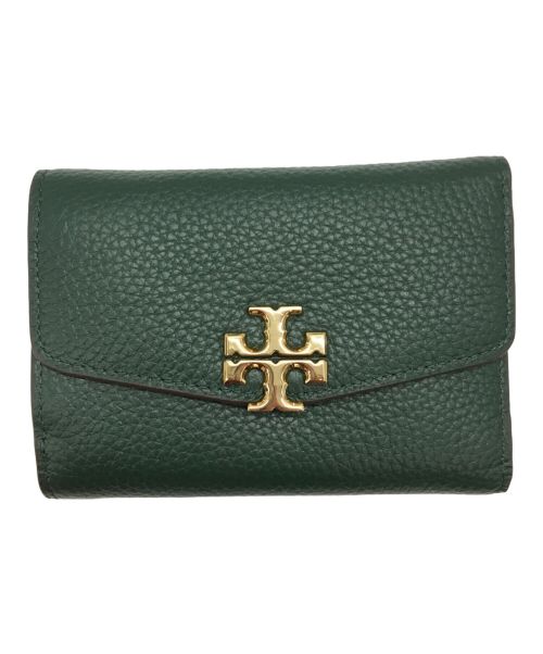 TORY BURCH（トリーバーチ）TORY BURCH (トリーバーチ) 2つ折り財布 グリーン サイズ:下記参照の古着・服飾アイテム