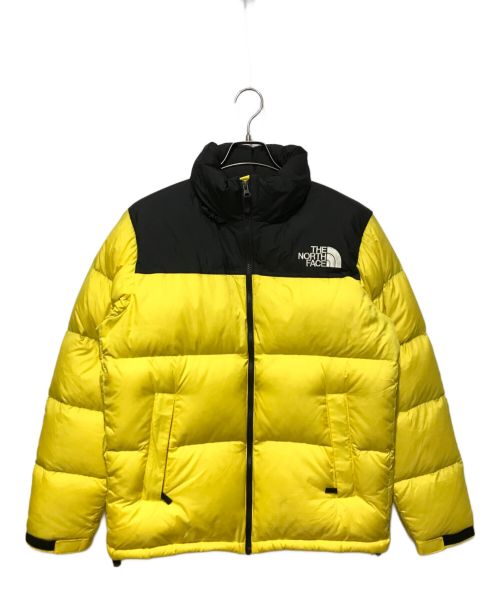 THE NORTH FACE（ザ ノース フェイス）THE NORTH FACE (ザ ノース フェイス) ヌプシジャケット イエロー×ブラック サイズ:XLの古着・服飾アイテム