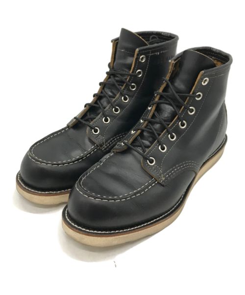 RED WING（レッドウィング）RED WING (レッドウィング) 6インチ クラシックラウンドブーツ ブラック サイズ:8 1/2E（27cm相当）の古着・服飾アイテム