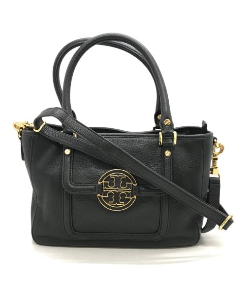 TORY BURCH（トリーバーチ）TORY BURCH (トリーバーチ) 2WAYレザーバッグ ブラック サイズ:下記参照の古着・服飾アイテム