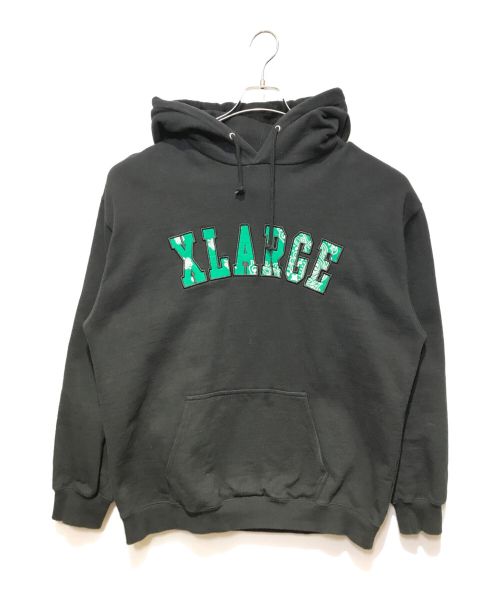 X-LARGE（エクストララージ）X-LARGE (エクストララージ) プルオーバーパーカー ブラック サイズ:Lの古着・服飾アイテム