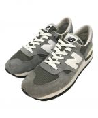 NEW BALANCEニューバランス）の古着「ローカットスニーカー」｜グレー