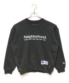 NEIGHBORHOOD×RUSSELL ATHLETIC（ネイバーフッド×ラッセルアスレチック）の古着「ロゴスウェット」｜ブラック