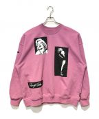 AJOBYAJOアジョバイアジョ）の古着「MM Nylon Patched Sweatshirt」｜パープル