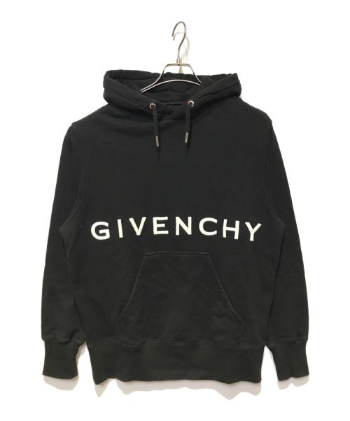 GIVENCHY（ジバンシィ）GIVENCHY (ジバンシィ) 4Gロゴ刺繍 フーディー ブラック サイズ:Sの古着・服飾アイテム