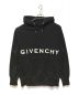 GIVENCHY（ジバンシィ）の古着「4Gロゴ刺繍 フーディー」｜ブラック