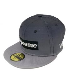 SUPREME×New Era（シュプリーム×ニューエラ）の古着「ボックスロゴキャップ」｜グレー