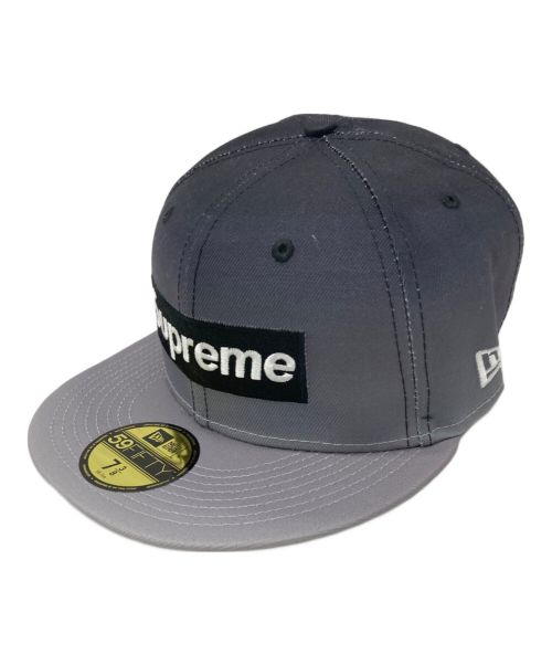 SUPREME（シュプリーム）Supreme (シュプリーム) New Era (ニューエラ) ボックスロゴキャップ グレー サイズ:7　3/8（58.7cm）の古着・服飾アイテム