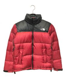 THE NORTH FACE（ザ ノース フェイス）の古着「ヌプシジャケット」｜ブラック×レッド