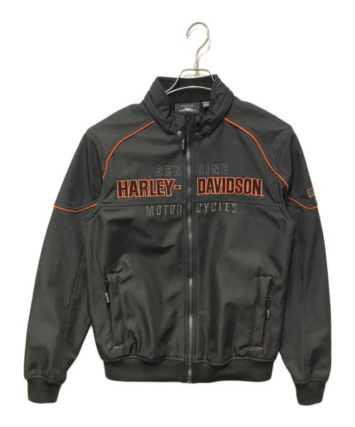 HARLEY-DAVIDSON（ハーレーダビッドソン）HARLEY-DAVIDSON (ハーレーダビッドソン) ［古着］ソフトシェルジャケット ブラック サイズ:Sの古着・服飾アイテム