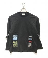 AMBUSH (アンブッシュ) ベルトストラップロングスリーブTシャツ ブラック サイズ:S