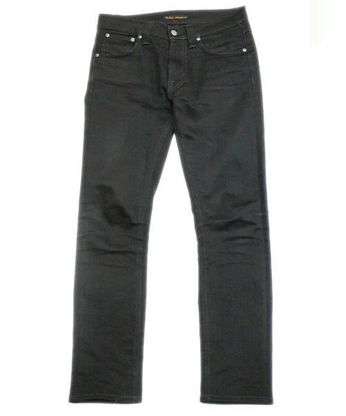 中古 古着通販 Nudie Jeans ヌーディー ジーンズ ストレッチスキニーデニムパンツ ブラック サイズ W28 L32 ブランド 古着通販 トレファク公式 Trefac Fashion