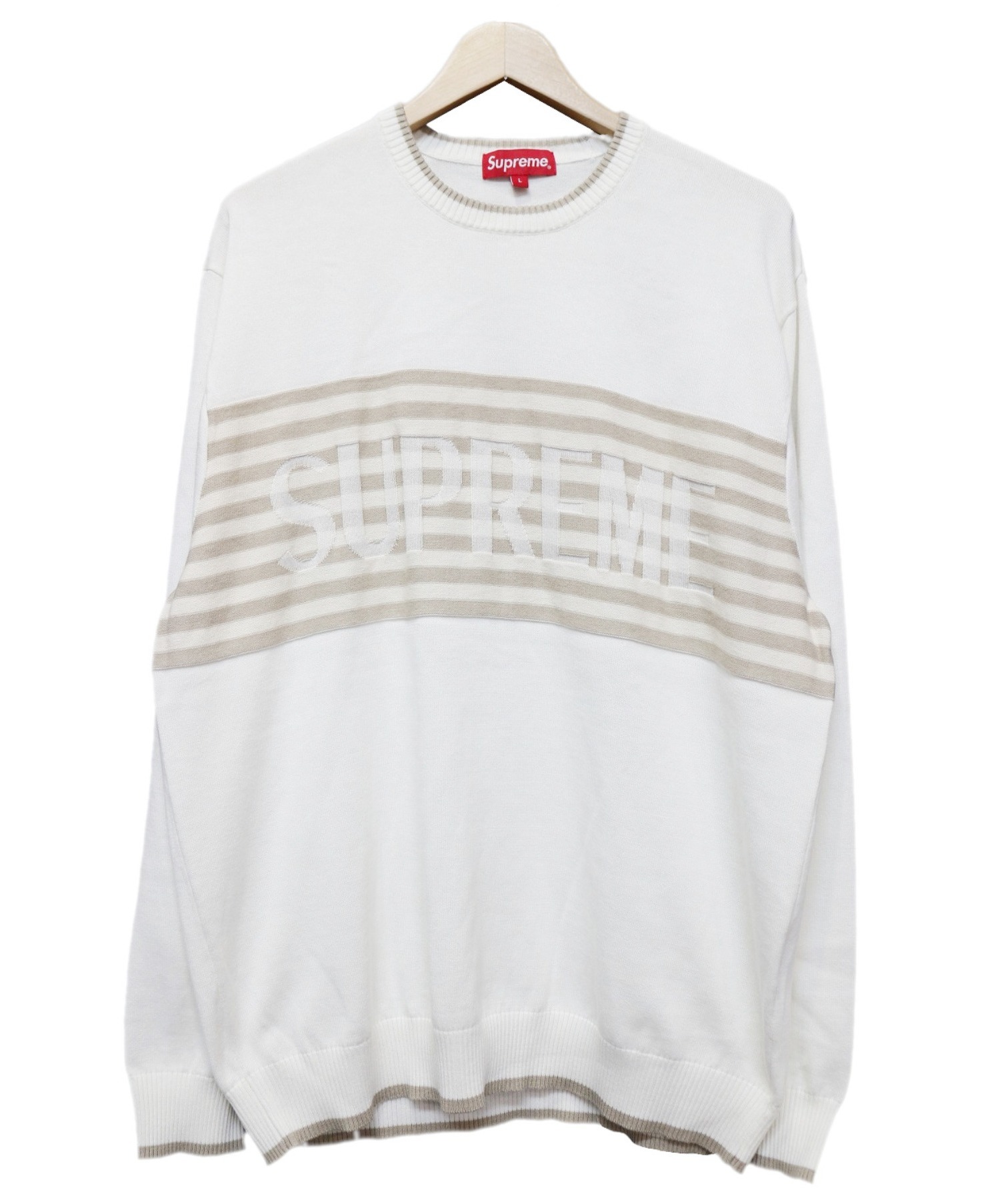 supreme sweater white